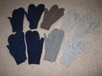 9 Paar gebreide wanten kleuren blauw, bruin, grijs., Kleding | Dames, Mutsen, Sjaals en Handschoenen, Nieuw, Ophalen of Verzenden