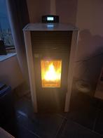 Pallet kachel compleet met dubbelwandige kachelpijp, Huis en Inrichting, Kachels, Ophalen, Overige brandstoffen, Zo goed als nieuw