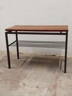 Mooi vintage 1960s tijdschriftentafeltje Stiemsma Rotterdam, 45 tot 60 cm, Gebruikt, Nederlandse Mid Century Modern, Rechthoekig