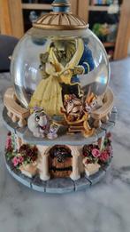 Disney snowglobe beauty and the beast, Verzamelen, Ophalen, Assepoester of Belle, Gebruikt, Beeldje of Figuurtje