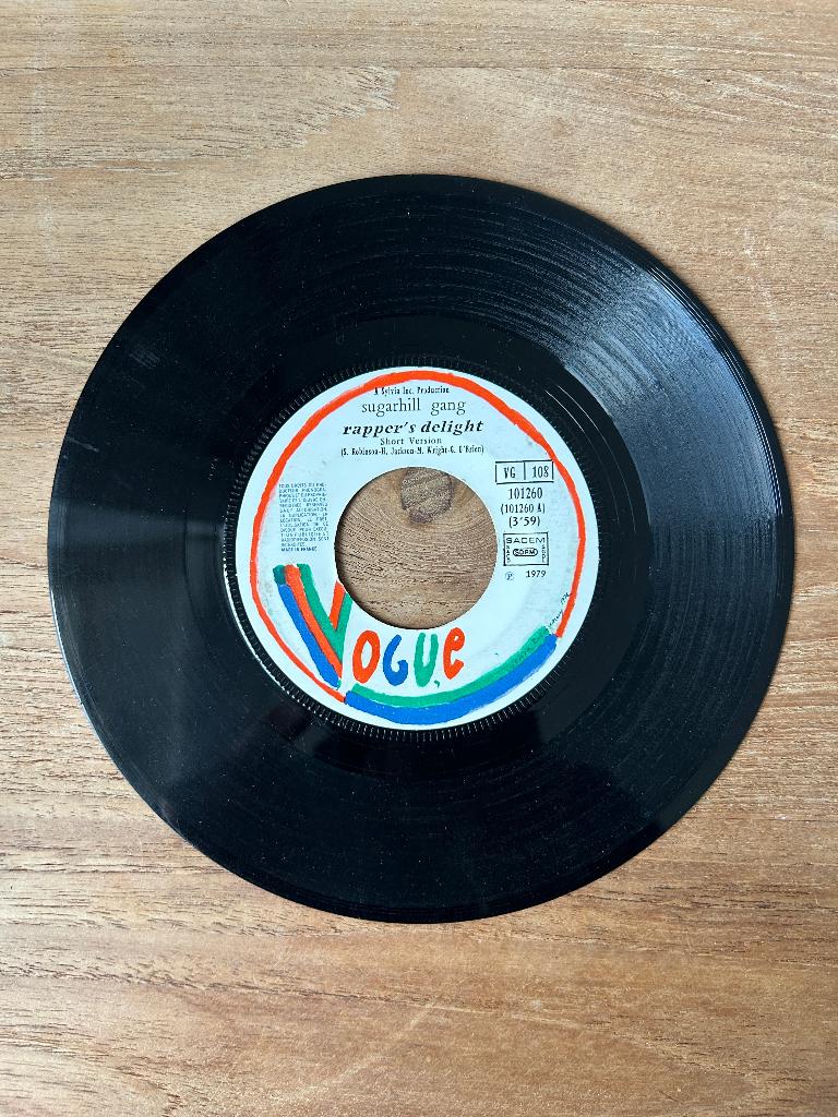 Sugarhill Gang - Rappers Delight (zonder fotohoesje) (010), Cd's en Dvd's, Vinyl Singles, Gebruikt, 7 inch, Single, Ophalen of Verzenden