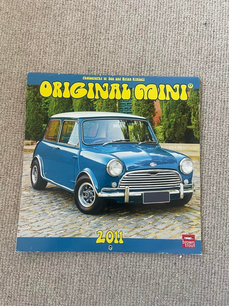 Kalender met Mini Coopers, Ophalen of Verzenden, Maandkalender, Zo goed als nieuw