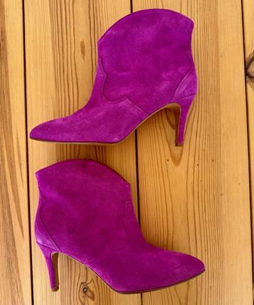 Laarzen Boots Toral - Roze Paars Leer Suede - Maat 39 NIEUW beschikbaar voor biedingen