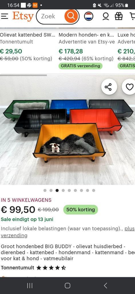 Stoere hondemand, Dieren en Toebehoren, Hondenmanden, Zo goed als nieuw, Overige, Ophalen