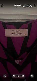 Studio Anneloes Blouse Paars/Zwart XL 44/46, Kleding | Dames, Blouses en Tunieken, Ophalen of Verzenden, Zo goed als nieuw, Maat 46/48 (XL) of groter