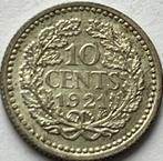 Heel mooi dubbeltje 1921, Postzegels en Munten, Munten | Nederland, Ophalen of Verzenden, Koningin Wilhelmina, 10 cent