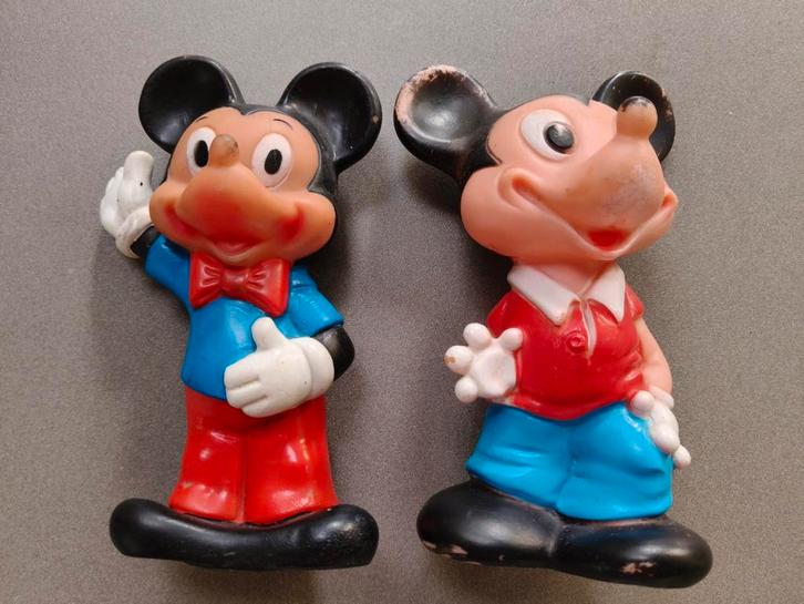Vintage Mickey Mouse figuren - Set van 2, Antiek en Kunst, Antiek | Speelgoed, Ophalen of Verzenden