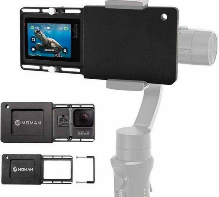 GoPro Adapter Mount Plate 3+ 4 5 6 7 Zhiyun Smooth DJI Osmo, Audio, Tv en Foto, Fotografie | Statieven en Balhoofden, Nieuw, Ophalen of Verzenden