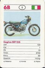 F257 motorkaartje 6b cagiva sst 125, Ophalen of Verzenden, Zo goed als nieuw, Auto's