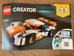LEGO 31089, Ophalen of Verzenden, Zo goed als nieuw, Complete set, Lego
