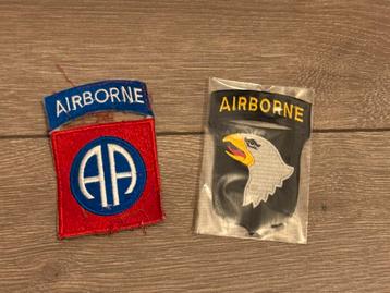 82nd & 101st Airborne Division emblemen beschikbaar voor biedingen