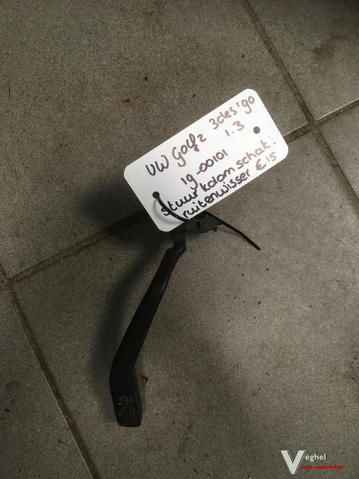 VW Golf 2  1.3 Ruitenwisserschakelaar stuurkolom 1990, Auto-onderdelen, Dashboard en Schakelaars, Gebruikt, Ophalen of Verzenden