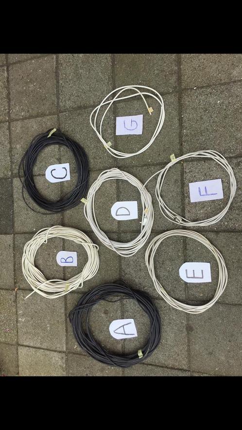 Diverse coax kabel,coaxkabel,antennekabel,antenne kabel, Audio, Tv en Foto, Audiokabels en Televisiekabels, Zo goed als nieuw