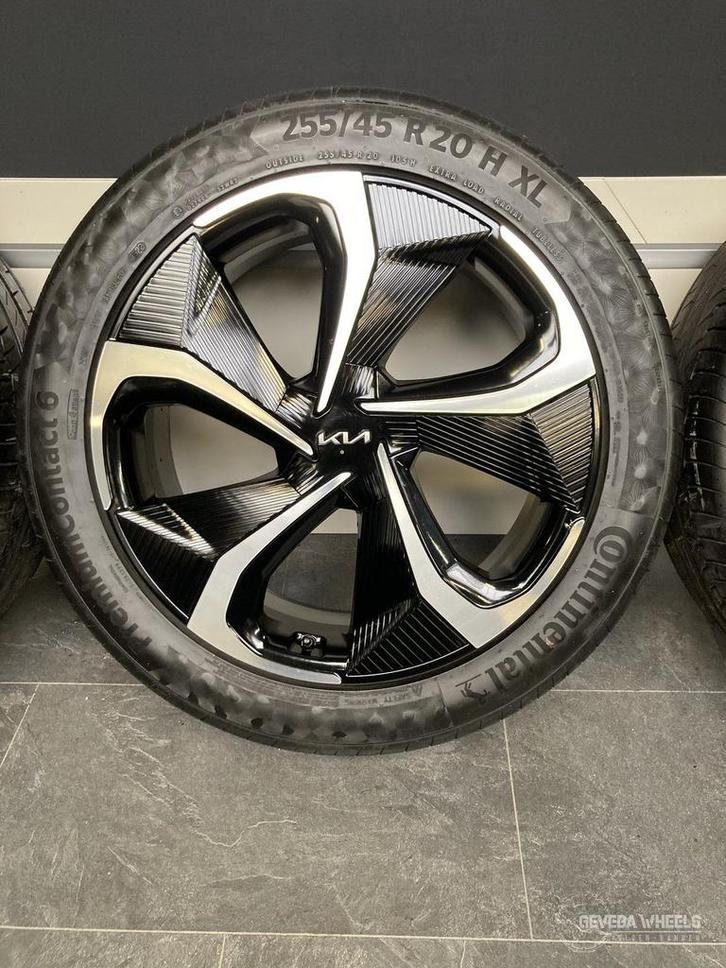 20” originele Kia EV6 GT line velgen + banden 5x114.3 TPMS, Auto-onderdelen, Banden en Velgen, Banden en Velgen, Zomerbanden, 20 inch