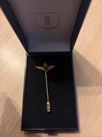 Gouden KLM speld - 25 jaar trouwe dienst, Verzamelen, Ophalen of Verzenden, Nieuw