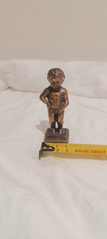 Manneken Pis beeldje – metaal Brussel 12 cm beschikbaar voor biedingen