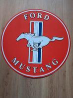 Metalen wandbord Ford Mustang 60 cm, Ophalen of Verzenden, Nieuw, Reclamebord