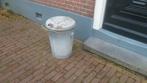 Vintage zinken afvalemmer, vuilnisemmer  vuilnisbak afvalbak, Gebruikt, 40 liter of meer, Ophalen of Verzenden, Metaal