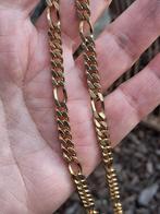 Verguld ( doublé) vintage schakel ketting., Ophalen of Verzenden, Zo goed als nieuw, Goud, Overige materialen