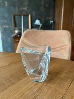 Val st Lambert driehoek vaasje sigaretten vaasje, Antiek en Kunst, Antiek | Glas en Kristal, Ophalen of Verzenden
