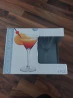 Cocktail glazenset, 4x25cl, nieuwe, Huis en Inrichting, Keuken | Servies, Ophalen of Verzenden, Nieuw, Glas, Overige stijlen