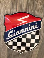 Emaille schild Giannini-auto Italiaans ontwerper, Ophalen of Verzenden, Zo goed als nieuw, Reclamebord