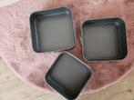 Set 3 Vierkante bakblikken springvorm, Ophalen of Verzenden, Nieuw