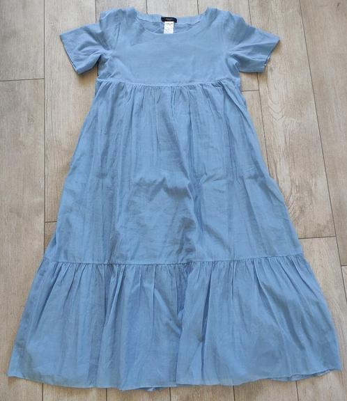 Lichtblauwe zomerjurk van Weekend Max Mara, Kleding | Dames, Jurken, Zo goed als nieuw, Maat 42/44 (L), Blauw, Onder de knie, Verzenden