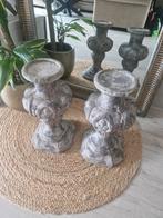 Stenen kandelaars, Ophalen of Verzenden, Zo goed als nieuw, Overige materialen, Minder dan 25 cm
