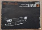 Franstalig instructie- en onderhoudsboekje Renault R12, Ophalen of Verzenden