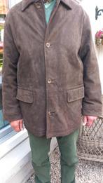 Suède driekwart herenjas maat 50, Kleding | Heren, Bruin, Maat 48/50 (M), Linsa, Ophalen of Verzenden