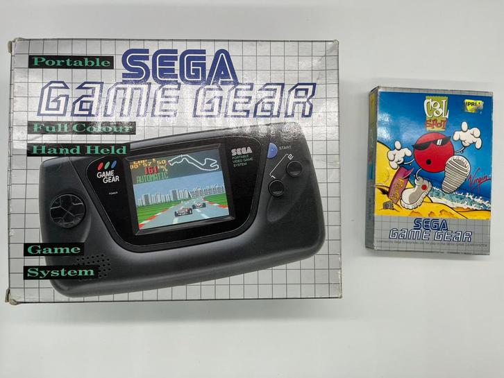 Sega Game Gear + Cool Spot (CIB), Spelcomputers en Games, Spelcomputers | Sega, Zo goed als nieuw, Game Gear, Zonder controller