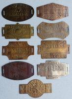 9 fiets belasting plaatjes,1929-1930 1932-1933 1933-1934, Antiek en Kunst, Curiosa en Brocante, Ophalen of Verzenden