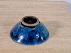 Uniek studio keramiek schaal gemerkt  Perzisch blauw glazuur, Ophalen of Verzenden