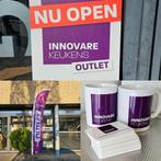 NIEUWE BRUYNZEEL "ATLAS ZINK" 300 cm breed/ INNOVARE OUTLET, Huis en Inrichting, VERKOOP@INNOVARE-KEUKENS.NL, Nieuw, Enkelwandige keuken