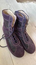 Paarse Wolky veter boots, Kleding | Dames, Ophalen, Zo goed als nieuw, Overige kleuren