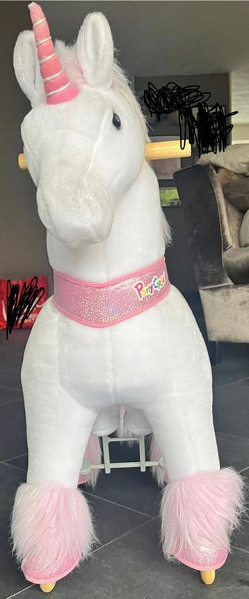 Ponycycle Eenhoorn Glitter Roza rijdend paard beschikbaar voor biedingen
