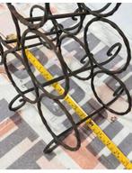 Ijzeren antiek vintage france Wijnrek flessenhouder wijn-rek, 5 tot 15 flessen, Ophalen of Verzenden, Zo goed als nieuw, H