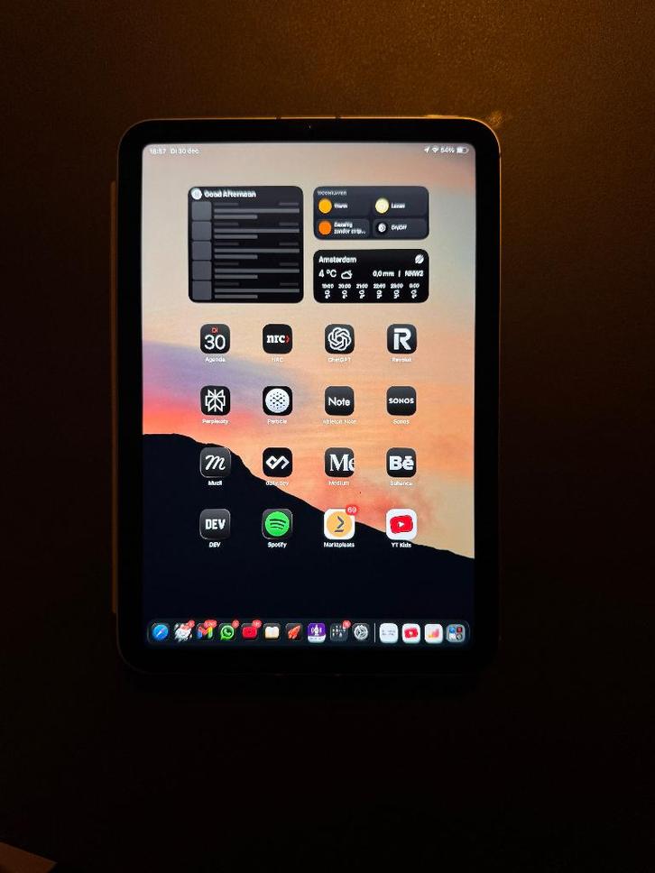 iPad mini 7 (2024) 512GB Wifi + Cellular 5G / Space Grey, Computers en Software, Apple iPads, Zo goed als nieuw, Apple iPad Mini