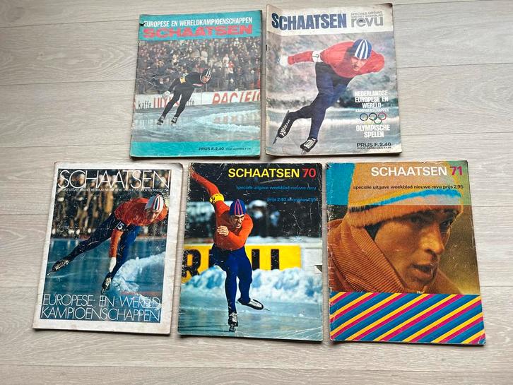 Collectie Schaatsen Revue Tijdschriften, Boeken, Tijdschriften en Kranten, Gelezen, Sport en Vrije tijd, Ophalen of Verzenden