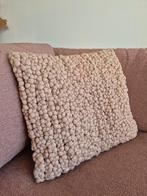 Bouclé kussen 40x45 Unique Living, Ophalen of Verzenden, Gebruikt, Beige, Rechthoekig
