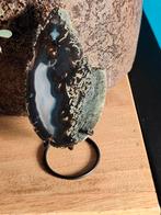 Agaat schijf op standaard, Ophalen of Verzenden