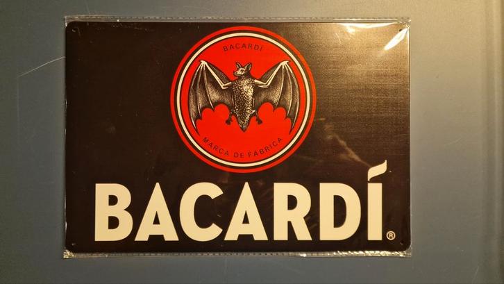 Bacardi Reclamebord Nieuw, Verzamelen, Merken en Reclamevoorwerpen, Nieuw, Reclamebord, Ophalen of Verzenden