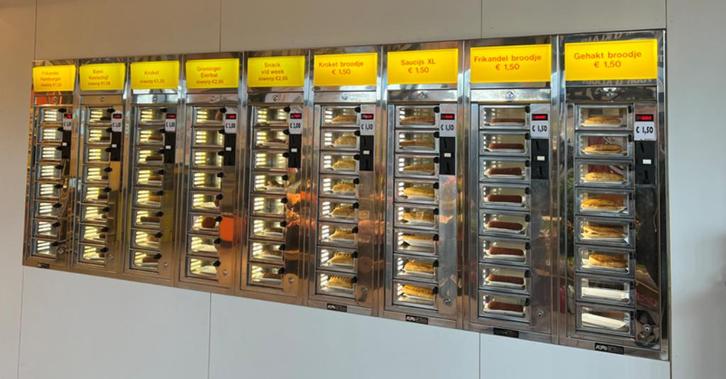 Loketautomaten, Automatiek, Snackautomaat, Snackautomaten,, Zakelijke goederen, Horeca | Keukenapparatuur, Overige typen, Gebruikt