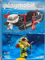 Playmobil duiker met boot, 4910, Ophalen of Verzenden, Zo goed als nieuw