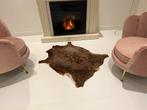 Decoratieve dierenhuid vloerkleed, Gebruikt, 100 tot 150 cm, Bruin, Ophalen of Verzenden