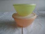 Tupperware vintage wonderkommen geel en oranje, Huis en Inrichting, Keuken | Tupperware, Ophalen of Verzenden, Gebruikt, Geel