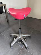 Luxe ergonomische zadel - behandel kruk  met voetbediening, Ophalen, Overige kleuren, Zo goed als nieuw, Bureaukruk