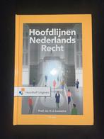 Hoofdlijnen Nederlands Recht 14e druk - Nieuw in verpakking!, Boeken, Nieuw, Noordhoff Uitgevers, Alpha, HBO