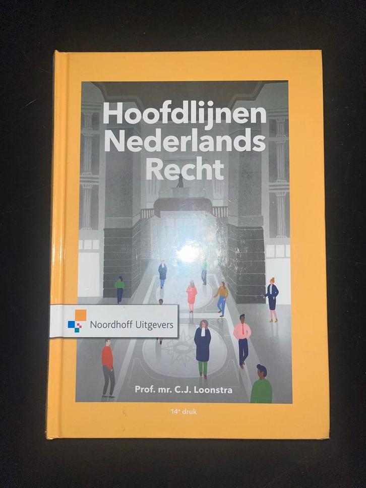 Hoofdlijnen Nederlands Recht 14e druk - Nieuw in verpakking!, Boeken, Studieboeken en Cursussen, Nieuw, HBO, Alpha, Ophalen of Verzenden